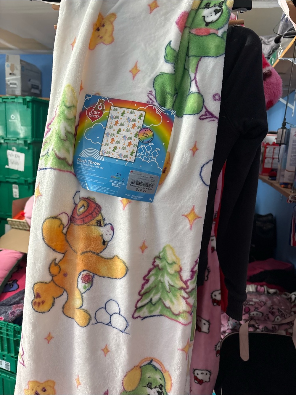 BNWT Care bear blanket